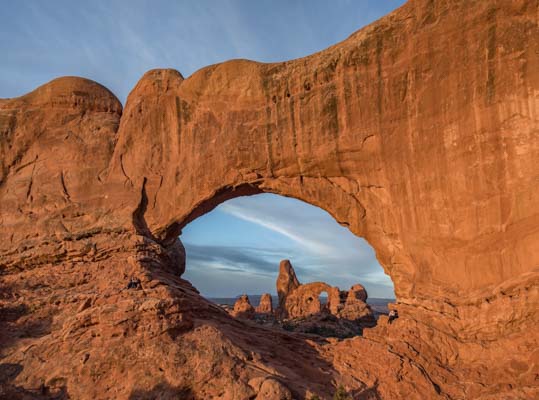 Turret Arch through the North Window